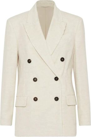 Brunello Cucinelli Mujer, Chaquetas, Beige, Talla: M