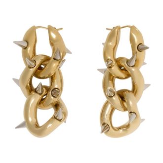 Acne Studios Womens Hoop Earrings Metal Gold Jewelry-Watches