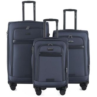 Izod Noah 3-Piece Lightweight Expandable Softside Luggage Set