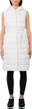 Liu Jo Chaleco Largo Acolchado - Jackets - Mujer - Blanco - XS