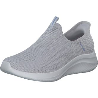 Skechers Slip-ins Ultra Flex 3.0 Vegan Womens Slip On Trainers in Light Grey - 7 UK