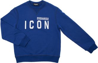 Dsquared2 Boys Relax Icon Crew Neck Sweatshirt DQ049UD0-02YDQ Boy - Blue - Size 10Y