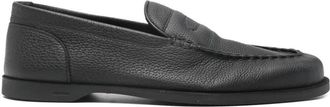 John Lobb Pace Grained Leather Loafers Shoes