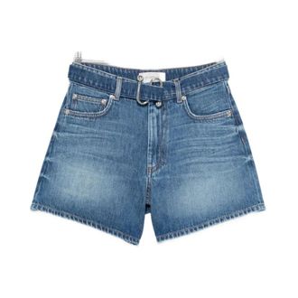 Sportmax Broeken - Dames - Denim shorts - Blauw - S - Denim - Korte Broeken