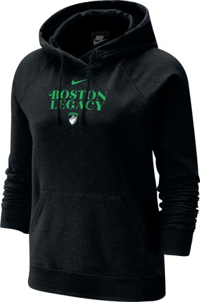 Nike Boston Legacy Phoenix Fleece Nike Womens Oversized Hoodie in Black | W31855BUNT26-BLK