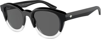 Giorgio Armani AR8181 5996B1 Womens Sunglasses White Size 49