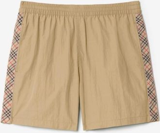 Burberry Check Trim Swim Shorts