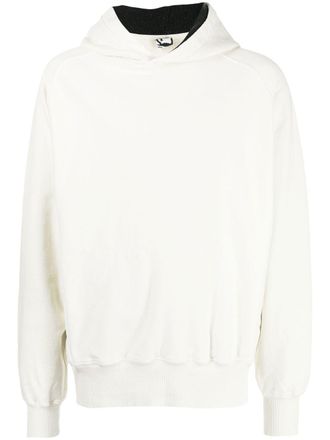 GR10K Compass crew-neck hoodie - White