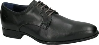Fluchos Schoenen, Heren, Zwart, 39 EU, Leer, Golem 9952 Geveterde nette schoen