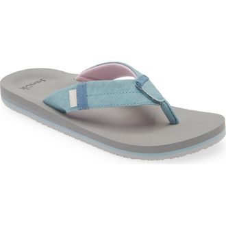 Sanuk Ziggy Switchfit Flip Flop in Dusty Blue at Nordstrom Rack, Size 10