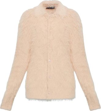 Dolce & Gabbana Camicia Furry - - Knitwear - Uomo - Beige - L