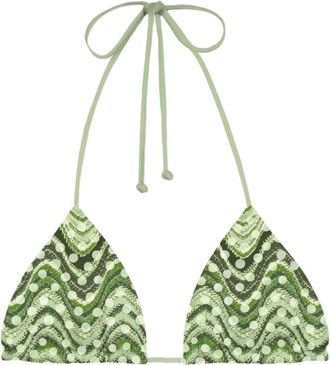 MC2 Saint Barth Badmode, Dames, Groen, L, Leah Bikini Top