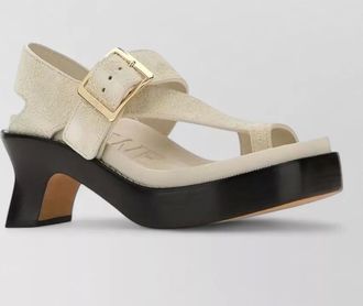 Loewe leather sandals