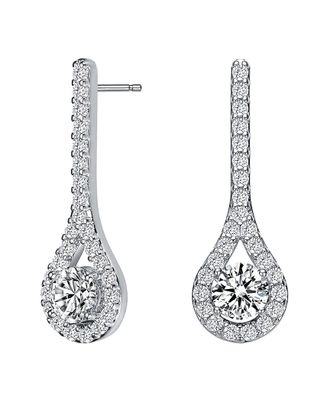 Genevive Silver Earrings