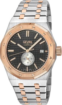 Gevril Group 49410B Mens Gotham Swiss Automatic Watch - Rose Gold - One Size