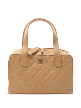 Chanel 2004-2005 Wild Stitch handbag - Neutrals