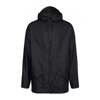 Rains Moderne Unisex Regenjas - Heren - Regenjassen - Zwart - XL - Polyester - Jassen