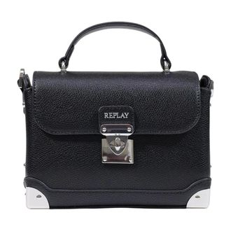 Replay Bolso peque&ntilde;o sint&eacute;tico texturizado - Bags - Mujer - Negro - ONE SIZE