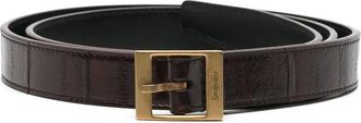 Saint Laurent Belt - female - Saint Laurent - Belts - Brown - 95 CM - Accessories