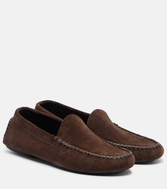 The Row Mocassini Lucca in suede