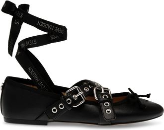 Steve Madden Womens Baylen Flat Slippers in Black - Size UK 3