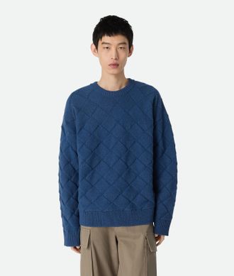Bottega Veneta Intrecciato Wool Sweater - Bottega Veneta