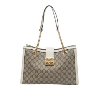 Gucci Borsa Tote Pre-owned Padlock - - Pre-owned - Donna - Beige - ONE SIZE