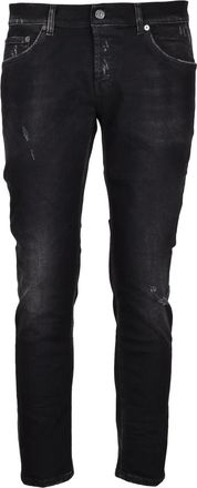 Dondup Black Mius Slim Fit Cotton Elastane Jeans