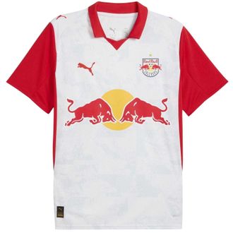 Puma Heren Salzburg 25/26 Red Bull Thuis Shirt (Wit/Rood)