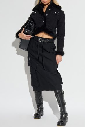 Dolce & Gabbana Cargo Skirt, Womens, Black