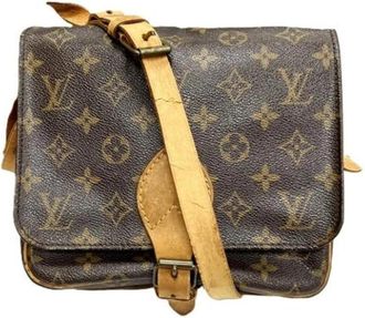 Louis Vuitton Pre-owned Vintage Monogram Shoulder Bag - Dames - Vintage Schoudertas - Bruin - ONE Size - Vintage