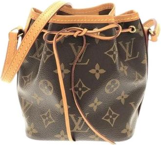 Louis Vuitton Pre-owned Monogram Nano Noe Schoudertas - Dames - Vintage Tas - Bruin - ONE Size - Vintage