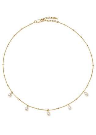 Missoma Pearl Baya 18kt Gold-plated Choker Necklace - One Size