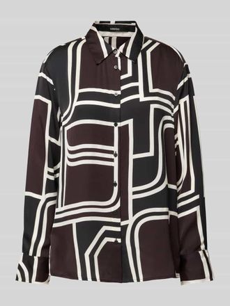 someday Someday Hemdbluse mit Knopfleiste Modell Zirvea in Bordeaux, Gr&ouml;&szlig;e 40