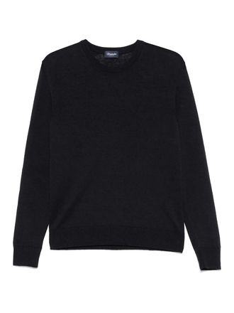 Drumohr Long Sleeve Crew-Neck Sweater