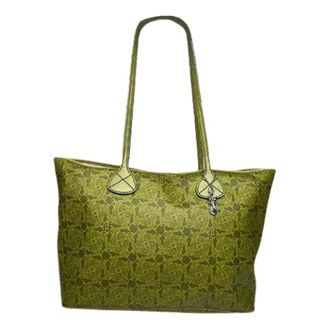 Celine Pre-owned Tote Bags, female, Green, Size: ONE SIZE Pre-owned Vintage Tote
