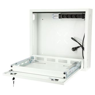 OEM Lanview Rwslmwh1 Armario Rack 1u Bastidor De Pared Blanco