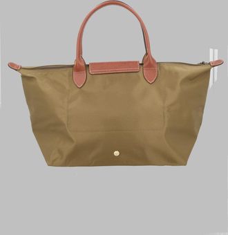 Longchamp Womens Shoulder Bag Le Pliage Original Green Polyamide