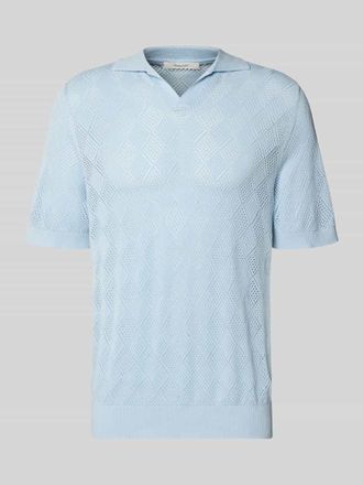 Selected Regular Fit Poloshirt aus reiner Baumwolle Modell ARCO in Bleu, Gr&ouml;&szlig;e XXL
