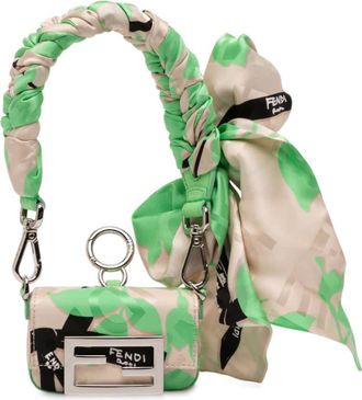 Fendi Pre-owned Fendi Nano Satin Charm Baguette Ladies 7AR996 ANT3 238 0189