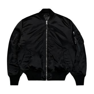 Alpha Industries Ma-1 Base Flight Bomber Jacket - Dames - Bomber jackets - Zwart - M - Polyester - Jassen