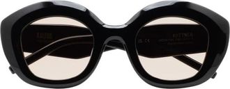 Kaleos Vlinder Zonnebril Zwart - Dames - Zonnebrillen - Zwart - ONE Size - Accessoires