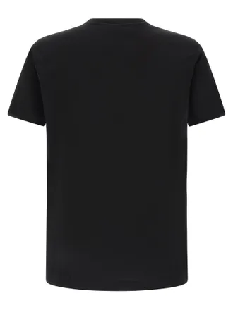 Dolce & Gabbana Logo-Embroidered T-shirt - Black