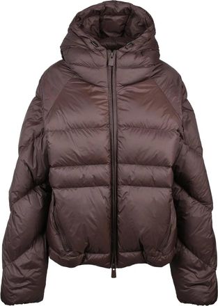 Bacon Brown Polyamide Owl Down Jacket
