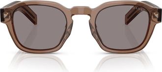 Prada Pra 16S Zonnebrillen - unisex - Zonnebrillen - Bruin - 49 MM - Accessoires