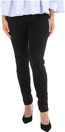 Burberry Ladies Black Stretch Crepe Jersey Neoprene Jodhpurs, Brand Size 2 (US Size 0)