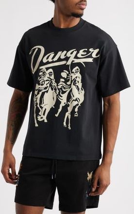 PacSun Grim Graphic T-Shirt in Caviar at Nordstrom Rack, Size Medium