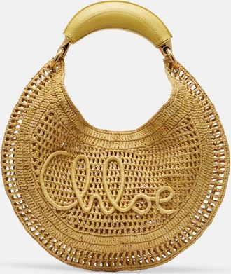 Chlo&eacute; Chlo&eacute; Bolso al hombro Summer Banana de rafia