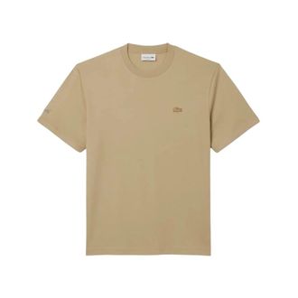 Lacoste Heren, Tops, Beige, Maat: M Katoen