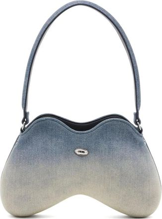 Diesel Ombr ontaine Schoudertas - Dames - Schoudertassen - Blauw - ONE Size - Denim - Tassen